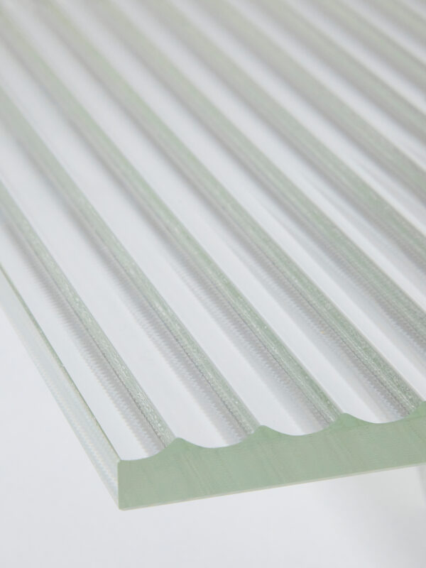 10mm Low Iron Narrowline Reeded Glass