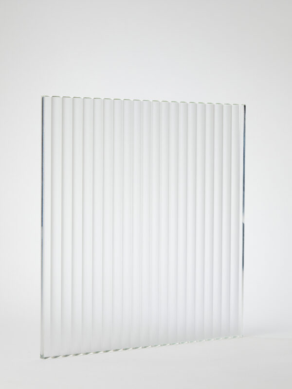 6mm Low Iron Narrowline Reeded Glass